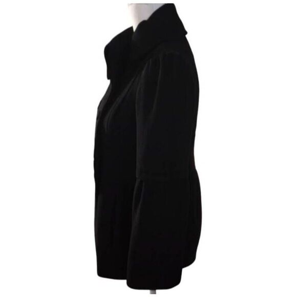 ANN TAYLOR LOFT BLACK PEACOAT SZ.4P EUC. - Picture 5 of 8